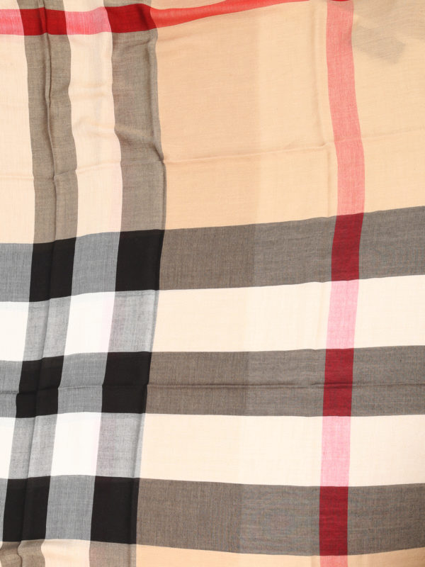 BURBERRY: Écharpes & Châles  online - Écharpes Et Capes Beige