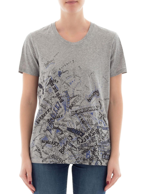 BURBERRY: Camisetas online - Camiseta - Estampado