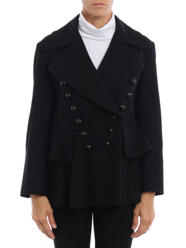 BURBERRY: Tailored & Dinner online - Alvingham wool peplum jacket