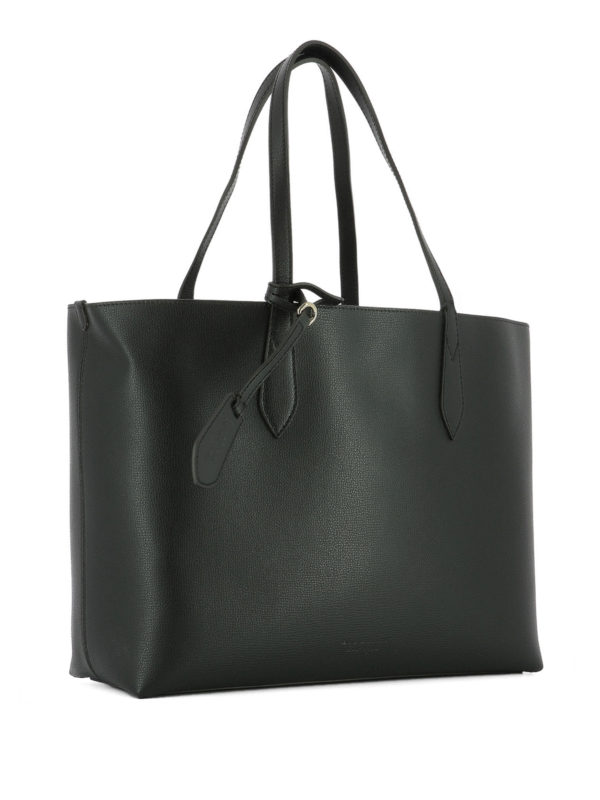 BURBERRY: totes bags online - Leather medium reversible tote