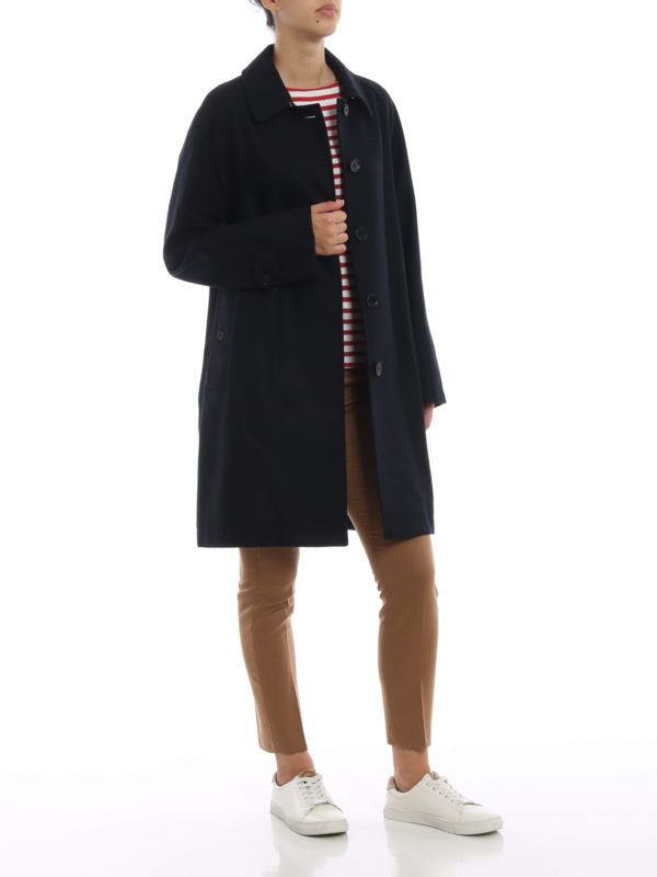 BURBERRY: trench coats online - Camden soft cashmere trench coat