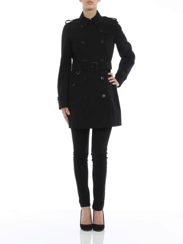 BURBERRY: trench coats online - Medium Kensington Trench