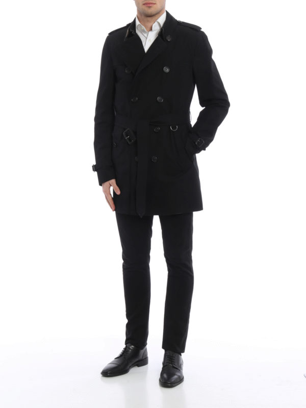 BURBERRY: Gabardinas online - Gabardina The Sandringham - Negro