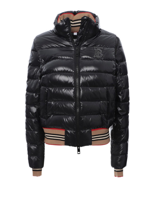 BURBERRY: Kurze Daunenjacken - Daunenjacke - Schwarz