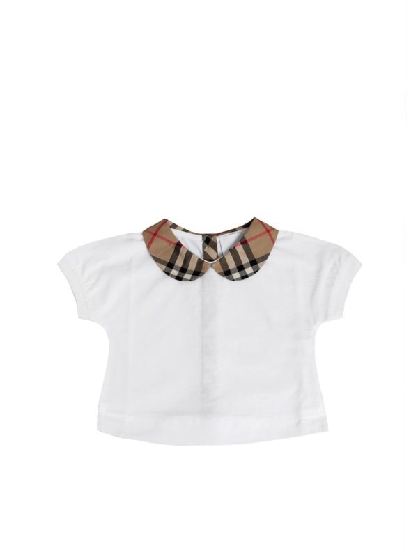 BURBERRY: Poloshirts - Poloshirt - Weiß