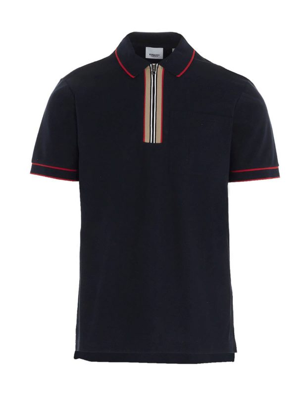 BURBERRY: Poloshirts - Poloshirt - Blau