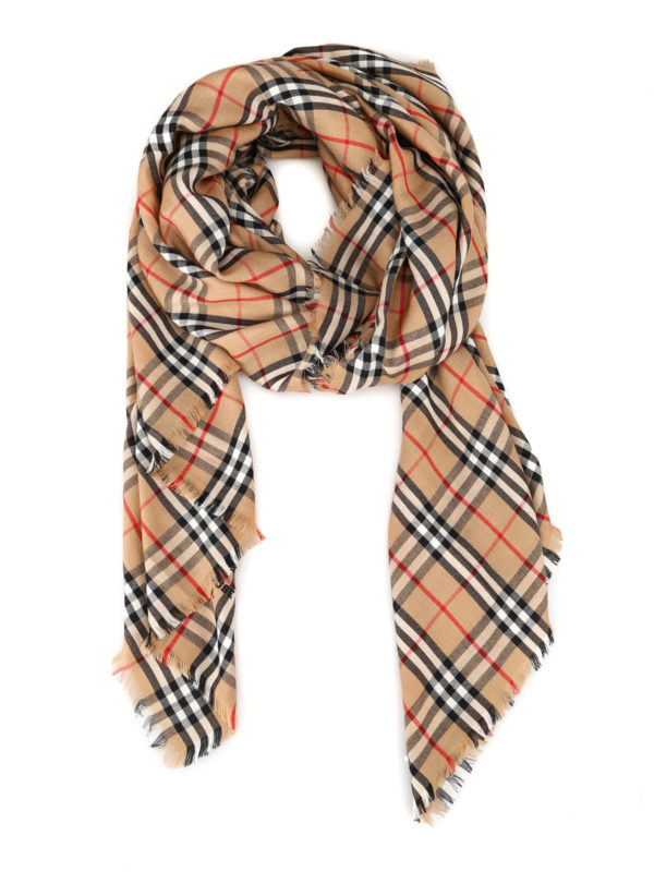 BURBERRY: Écharpes - Écharpe - Chameau