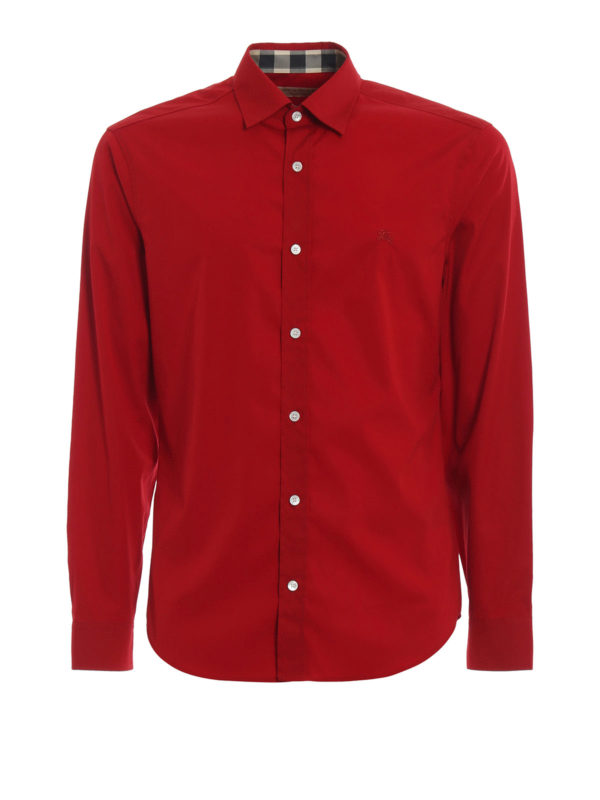 BURBERRY: Hemden - Hemd - Rot
