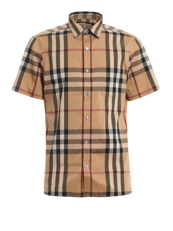BURBERRY: shirts - Check patterned shirt
