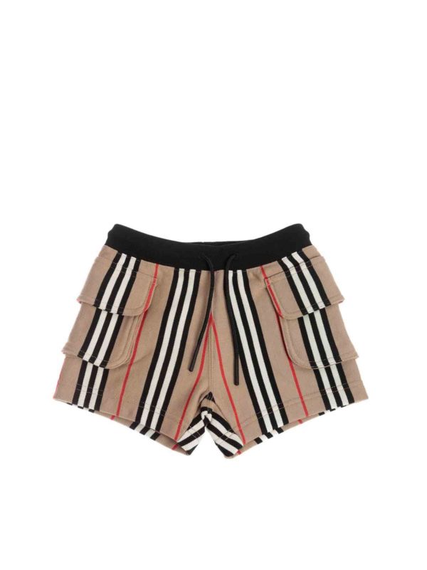 BURBERRY: Pantalones Cortos - Shorts - Beis
