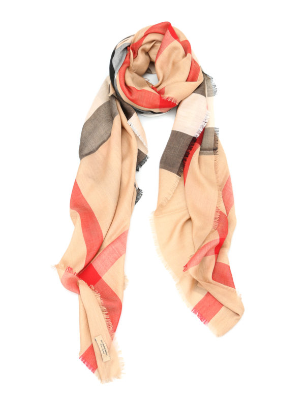 BURBERRY: Écharpes & Châles  - Écharpes Et Capes Beige