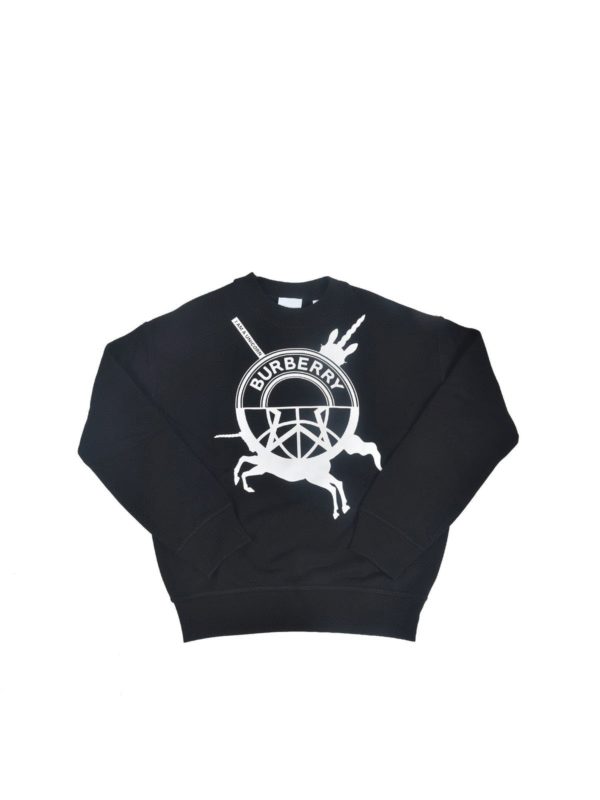 BURBERRY: Sweatshirts und Pullover - Sweatshirt - Schwarz