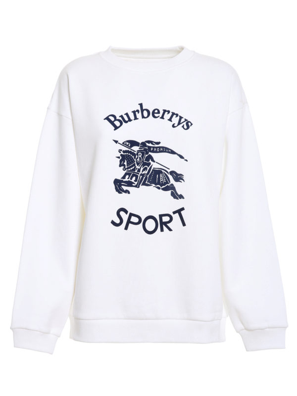 BURBERRY: Sweatshirts und Pullover - Sweatshirt - Weiß