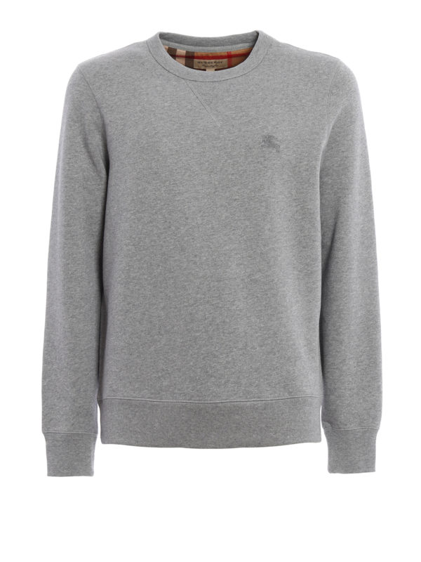 BURBERRY: Sweatshirts & Sweaters - Soft fleece jersey sweatshirt