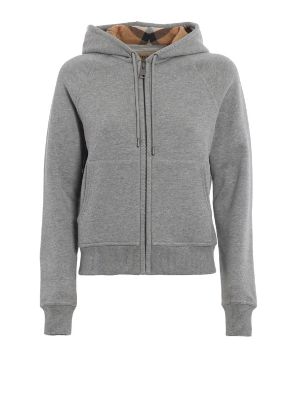 BURBERRY: Sudaderas y suéteres - Sudadera - Gris