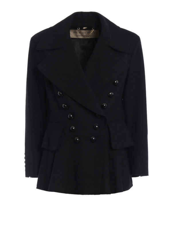 BURBERRY: Tailored & Dinner - Alvingham wool peplum jacket