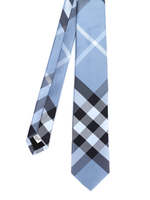 BURBERRY: Krawatten und Fliegen - Krawatte Und Fliege Manston - Blau