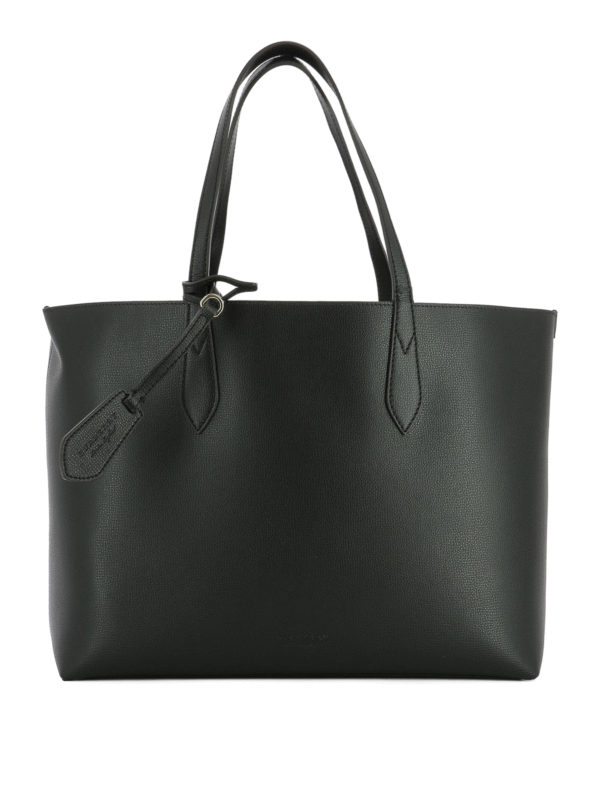 BURBERRY: totes bags - Leather medium reversible tote