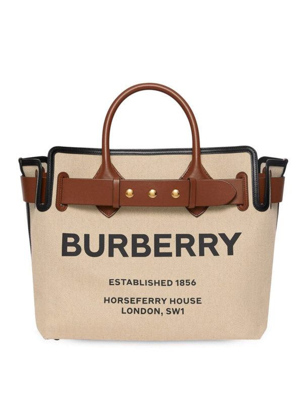 BURBERRY: Handtaschen - Shopper - Beige