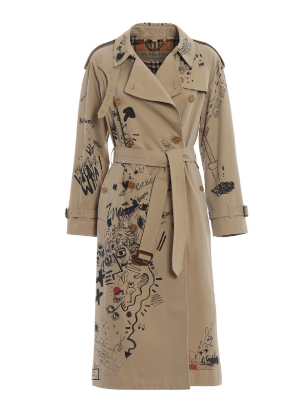 BURBERRY: Trenchcoats - Trenchcoat - Gemustert