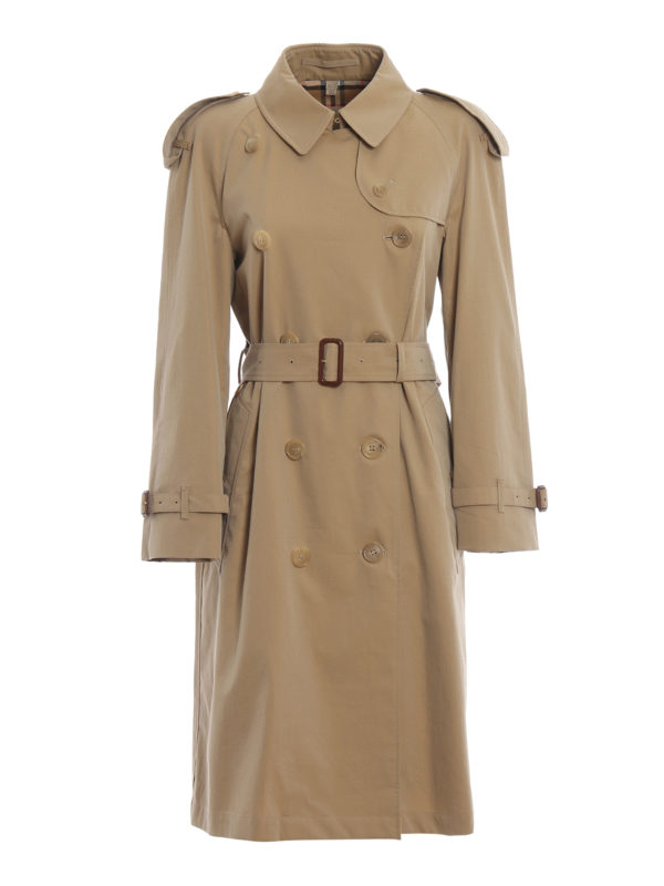BURBERRY: trench coats - The Westminster cotton medium trench