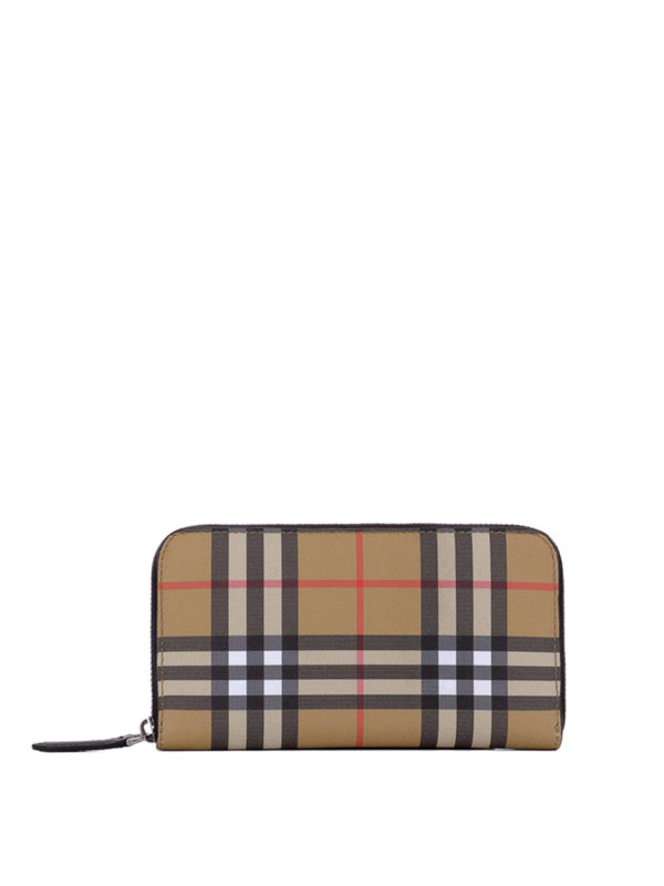 BURBERRY: Carteras y monederos - Vintage Check - Beis