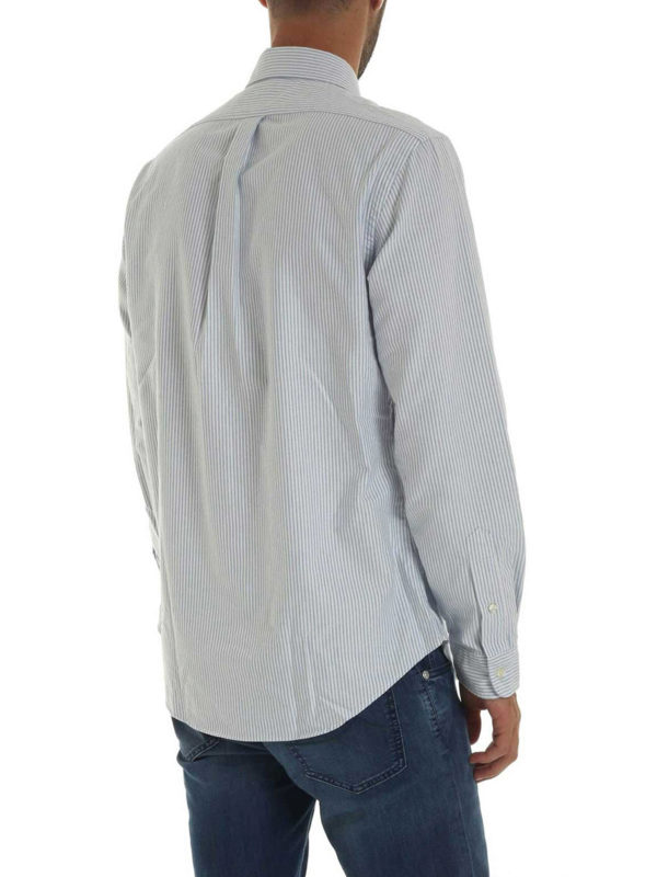 Camicia a righe con colletto button down shop online: POLO RALPH LAUREN