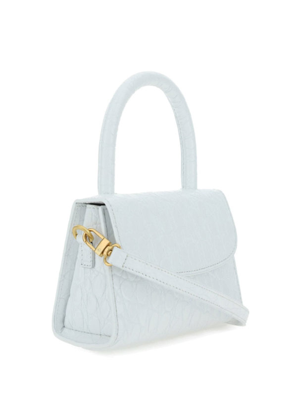 BY FAR: totes bags online - Croco Mini handbag