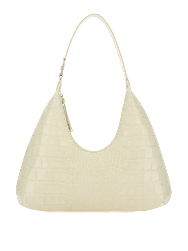 BY FAR: Schultertaschen - Schultertasche - Creme