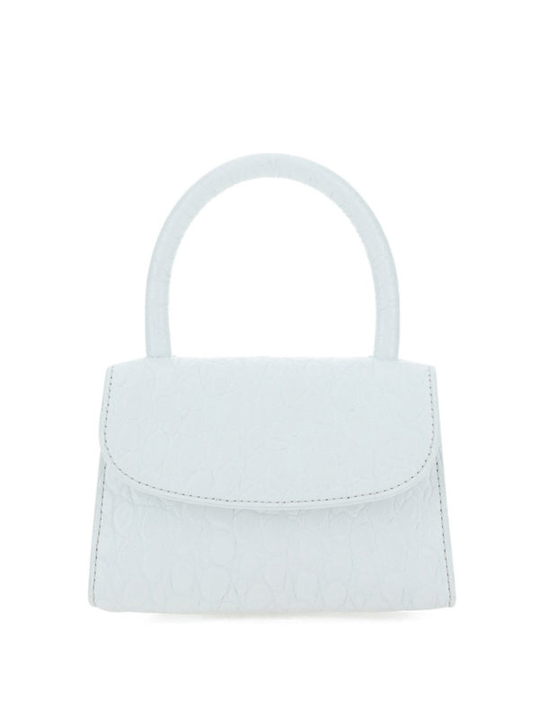 BY FAR: totes bags - Croco Mini handbag