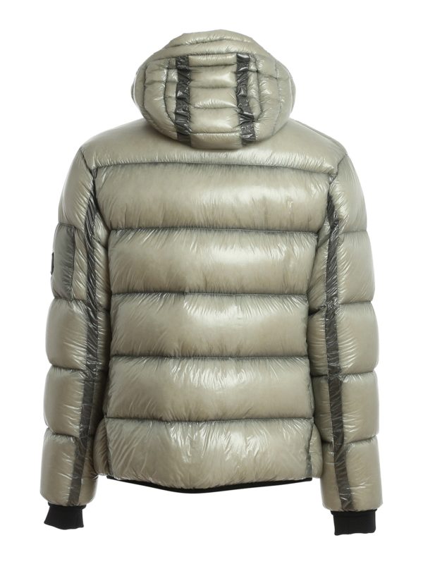 C.P. COMPANY: padded jackets online - Semi-polished nylon puffer jacket