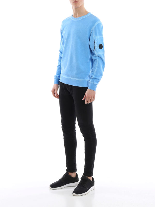 C.P. COMPANY: Sweatshirts & Pulls online - Sweat-Shirts - Bleu Clair