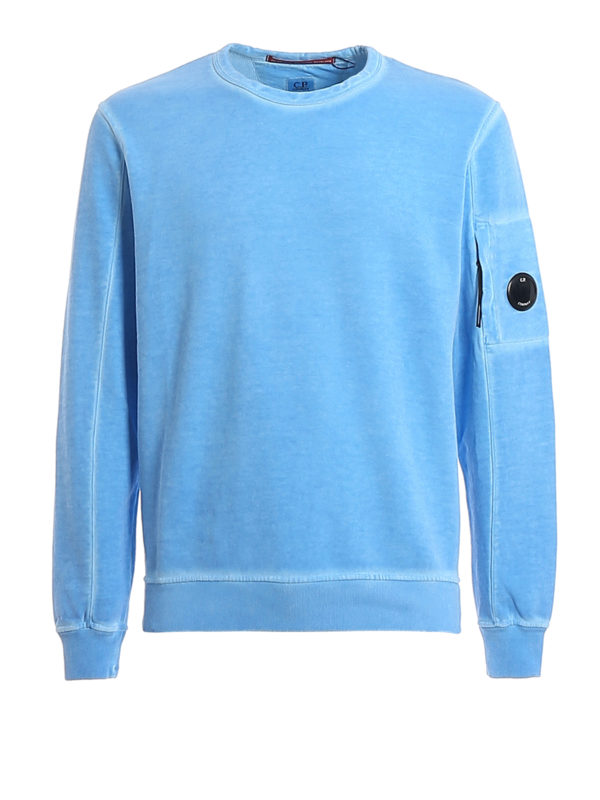 C.P. COMPANY: Sweatshirts & Pulls - Sweat-Shirts - Bleu Clair