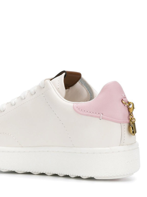 Coach c101 low 2025 top sneaker pink