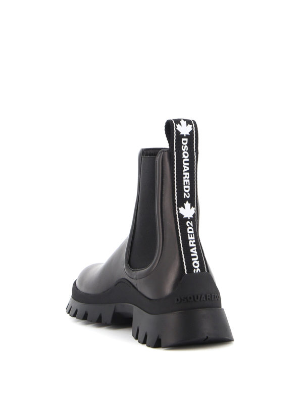 アンクルブーツ - 黒 shop online: DSQUARED2