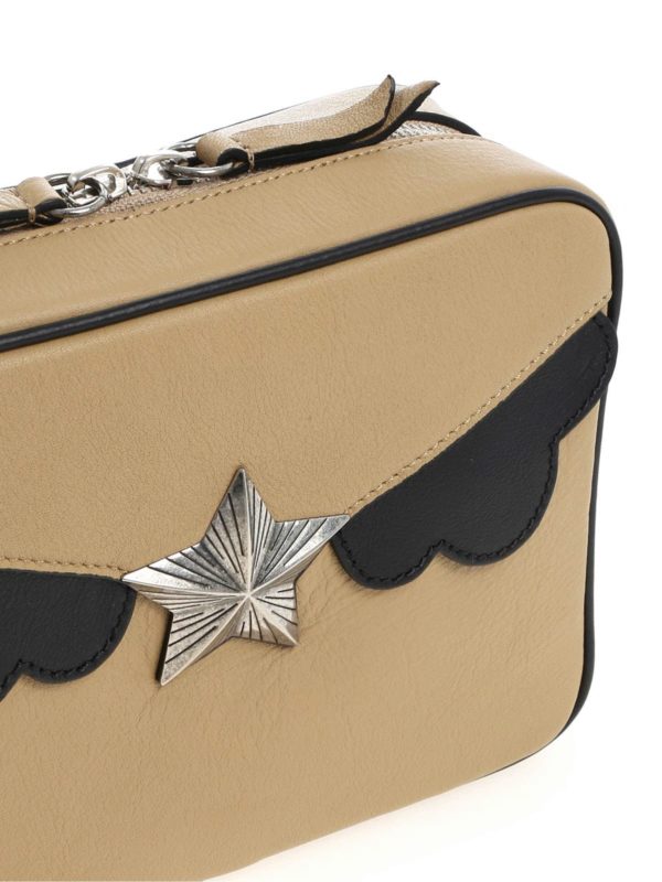 "Camera" beige shoulder bag shop online: Les Jeunes Etoiles