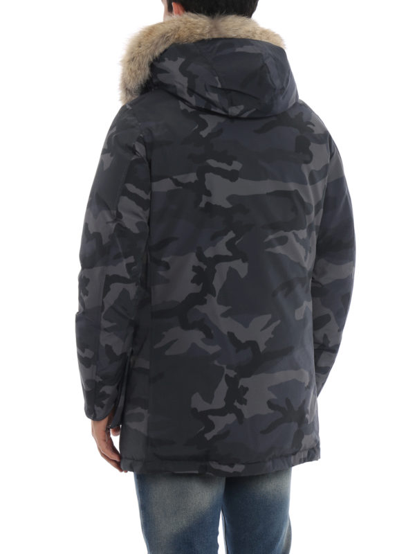 Camou Artic hooded padded parka shop online: WOOLRICH