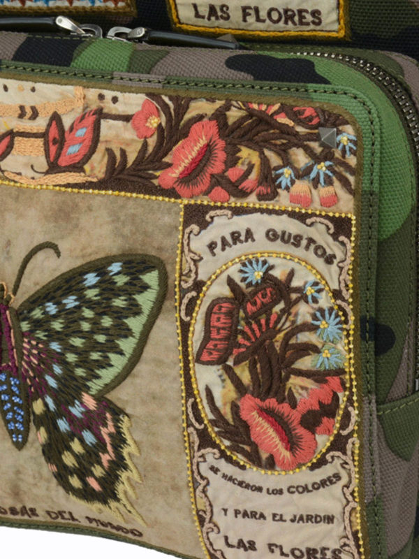 バックパック メンズ - ダークグリーン shop online: VALENTINO