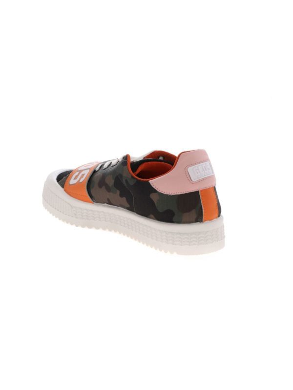 Camouflage tech fabric sneakers shop online: GCDS