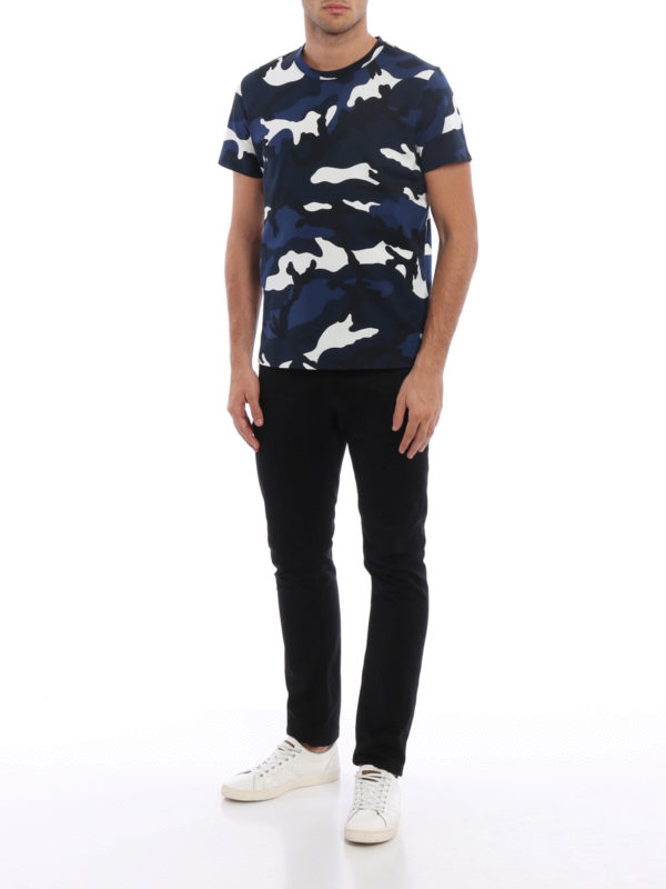 T-Shirt - Blau shop online: VALENTINO