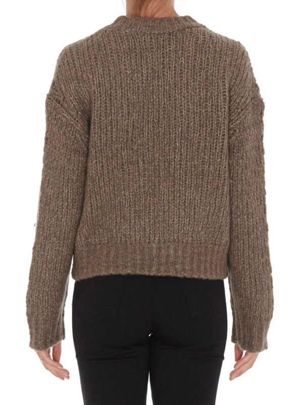 Rundhalspullover - Braun shop online: 360 CASHMERE