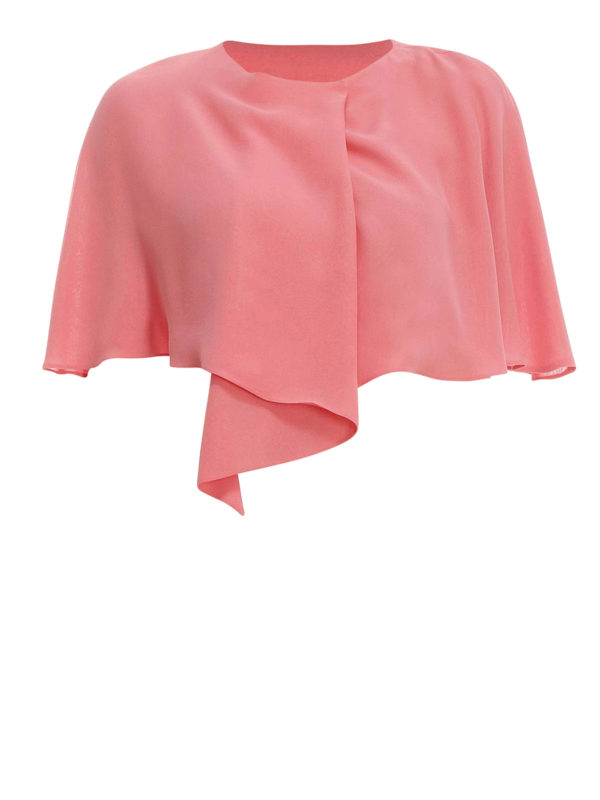 CAPUCCI: Top e canotte - Top corto in seta