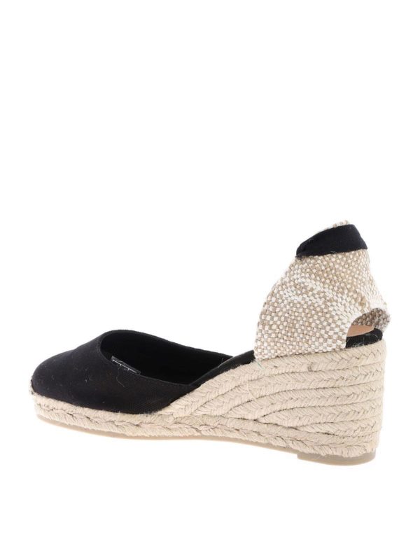 エスパドリーユ - 黒 shop online: CASTANER
