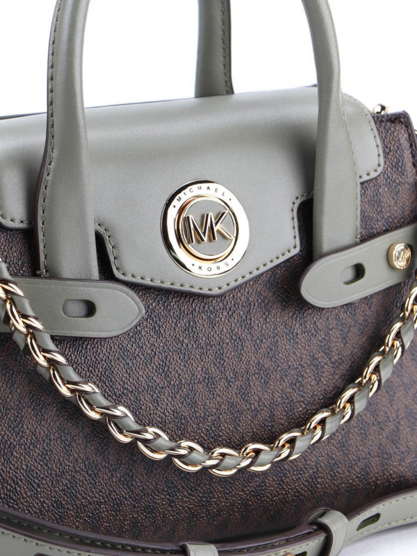 Schultertasche - Grün shop online: MICHAEL KORS
