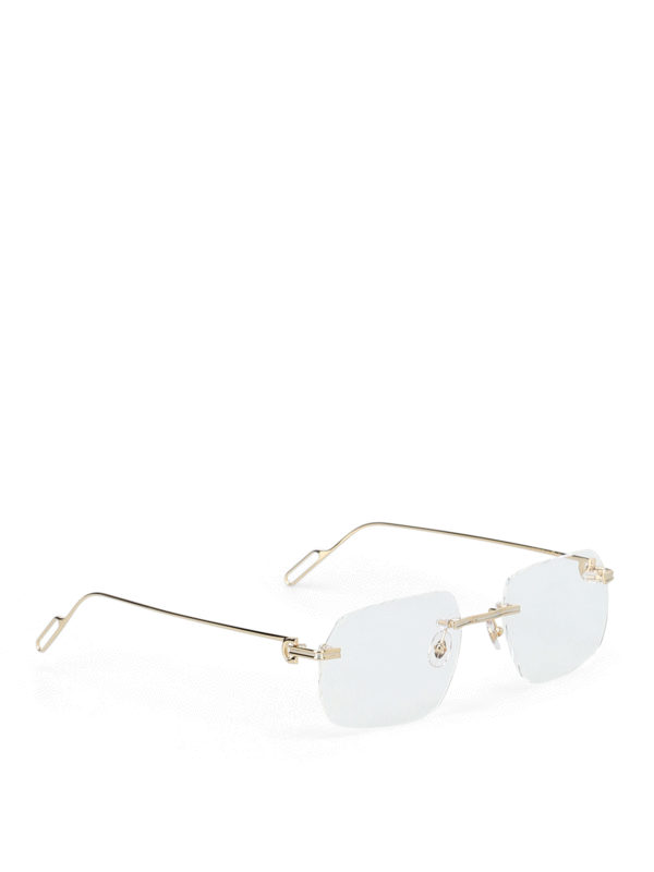 CARTIER: Brillen - Brillen - Gold