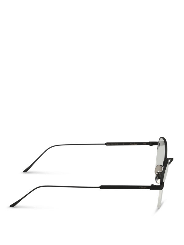 CARTIER: Glasses online - Titanium half-frame optical glasses