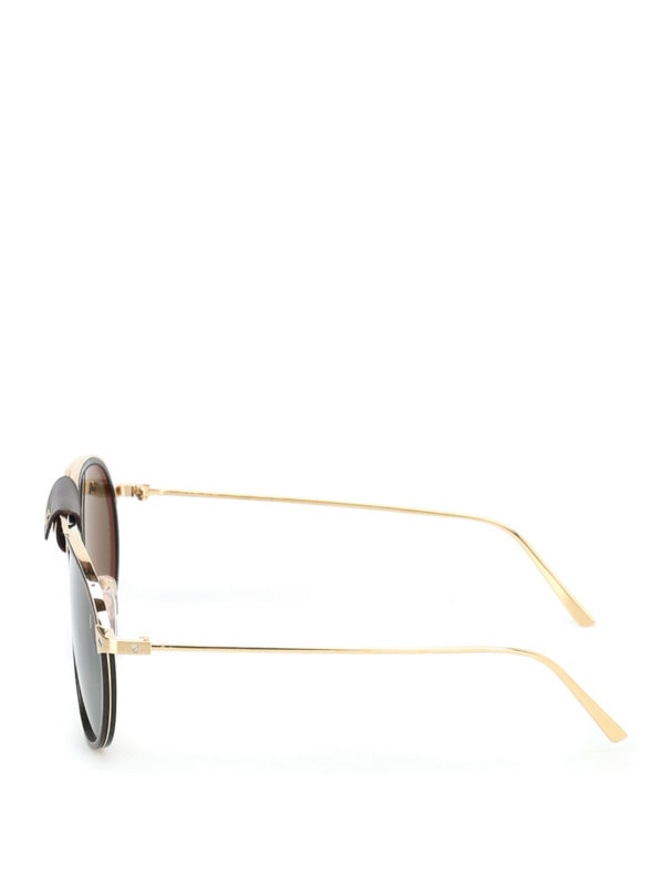 CARTIER: Lunettes de soleil online - Lunettes De Soleil - Or