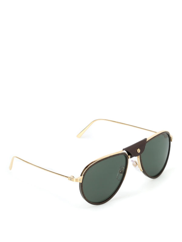 CARTIER: Lunettes de soleil - Lunettes De Soleil - Or