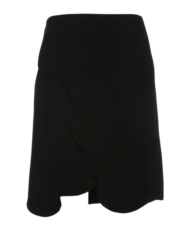 CARVEN: Knee length skirts & Midi - Wrap-effect mini skirt