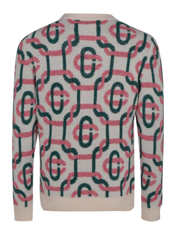 CASABLANCA: Strickpullover mit Rundhalsausschnitt online - Rundhalspullover - Bunt